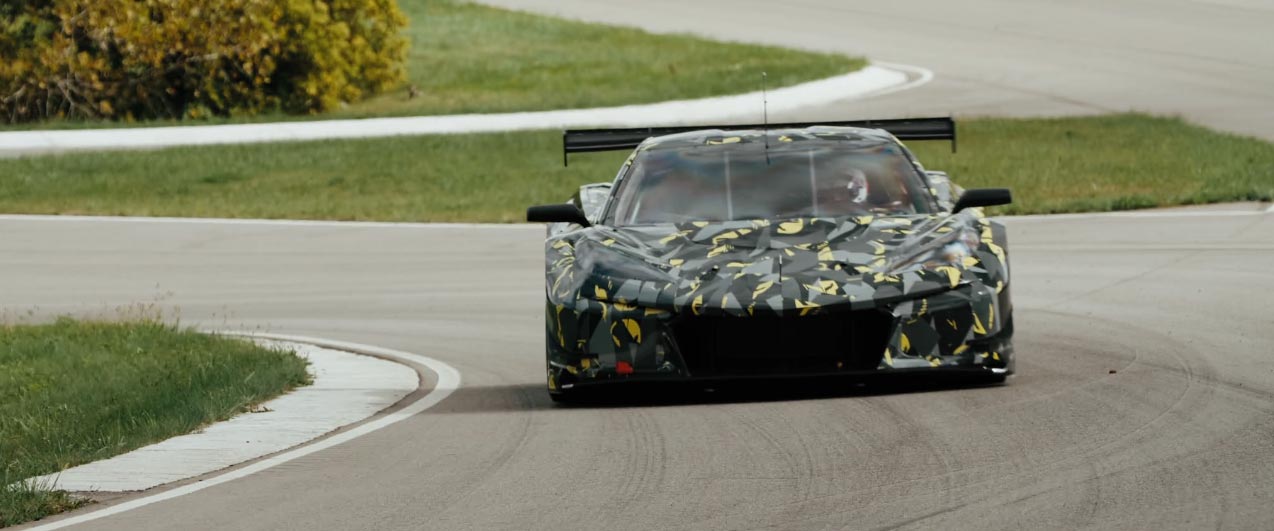 C8 Corvette Z06 GT3R Undisguised In This Pratt & Miller Motorsports Promotional Video