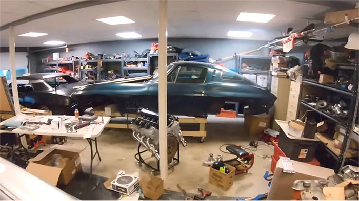 [VIDEO] Mike Finnegan's Garage Rescues a 1963 Corvette Split Window Stored in Basement for 20 Years