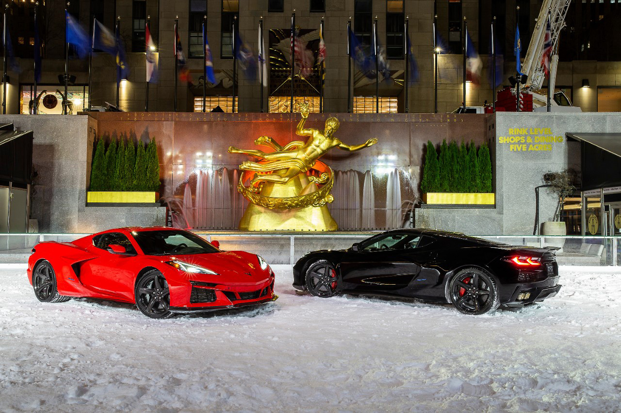 2024 Corvette E-Ray on Ice