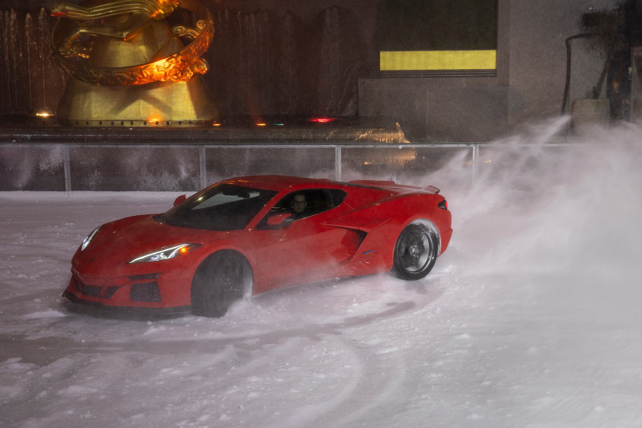 2024 Corvette E-Ray on Ice