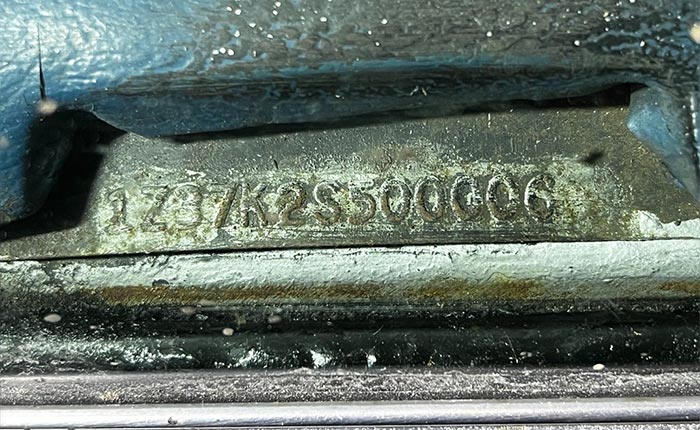 Corvettes for Sale: 1972 Corvette Barn Find Wears VIN 006