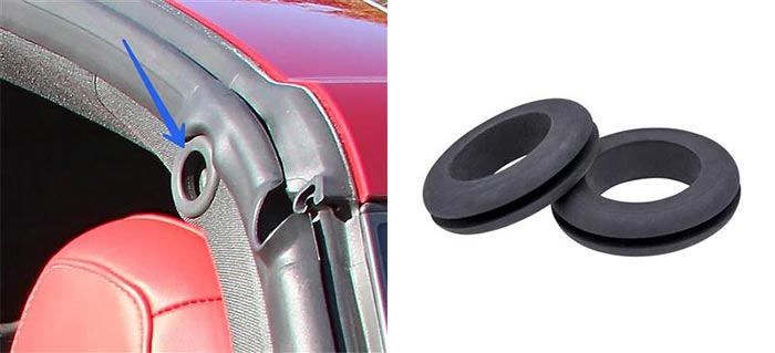 1997-2023 Coupe Rear Roof Panel Locator Seals