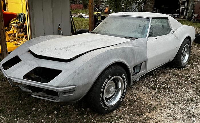 Corvettes for Sale: 1972 Corvette Barn Find Wears VIN 006