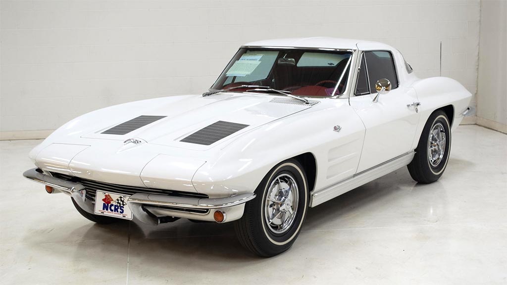 1963 CHEVROLET CORVETTE SPLIT WINDOW COUPE - $434,500