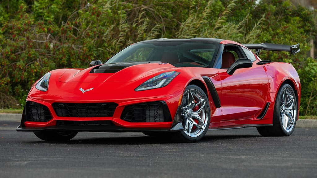 2019 CHEVROLET CORVETTE ZR1 COUPE - $363,000