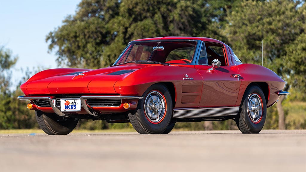 1963 CHEVROLET CORVETTE SPLIT WINDOW COUPE - $321,750