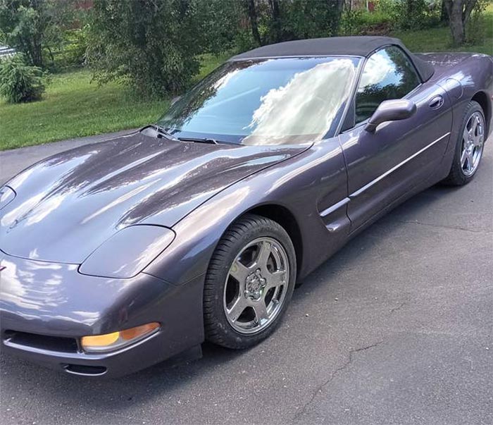 Corvettes for Sale: 1998 Corvette Convertible in Rare Medium Purple Metallic