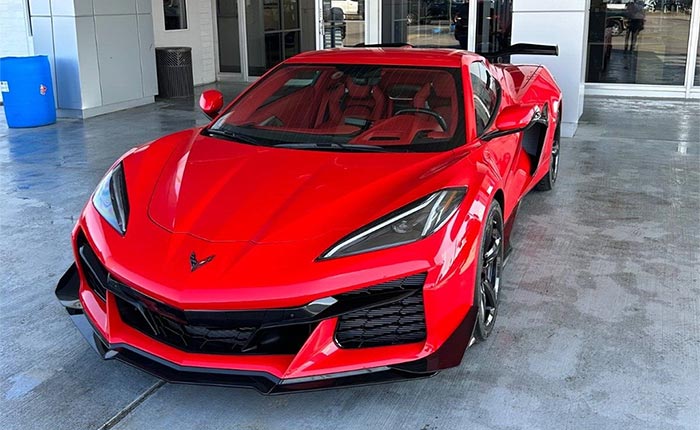 Corvettes for Sale: Torch Red C8 Z06 with Z07 Offered on eBay for $800,000