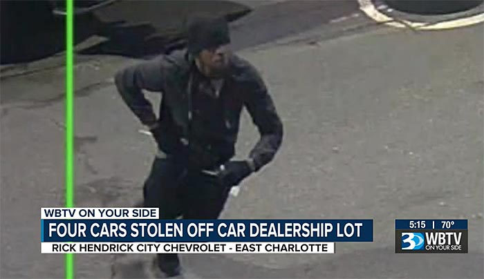 [STOLEN] Thieves Break Into Hendrick's City Chevrolet, Steal Four Vehicles Including a 2020 Corvette