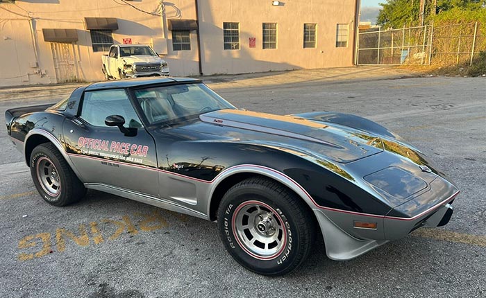 Corvettes for Sale: No Reserve 1978 Indy 500 Pace Car with an L82 and a 4-Speed