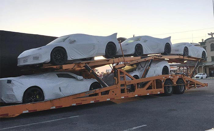Shipment of Corvette Z06s Arrive at the Ron Fellows Performance Driving School