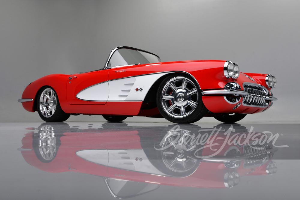 1958 CHEVROLET CORVETTE CUSTOM TOPLESS ROADSTER - $401,500