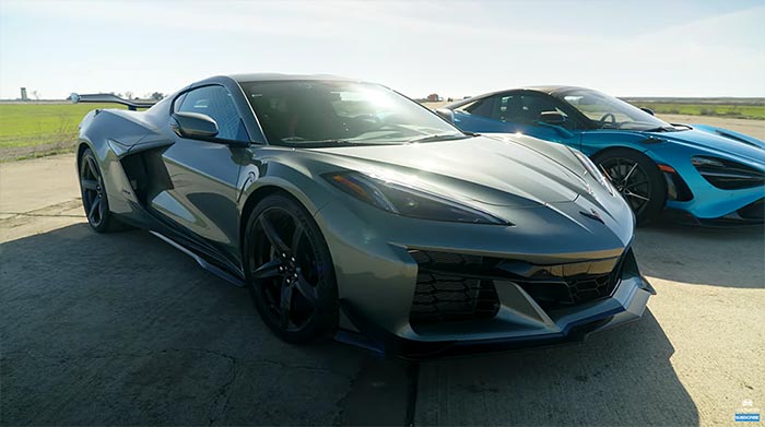 [VIDEO] Edmunds' Unique U-Drags Pits the C8 Corvette Z06 Against the McLaren 765LT