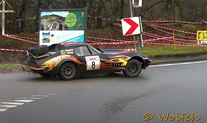[VIDEO] Listen to this 1968 Corvette Rally Car Racing Through the Belgium Countryside
