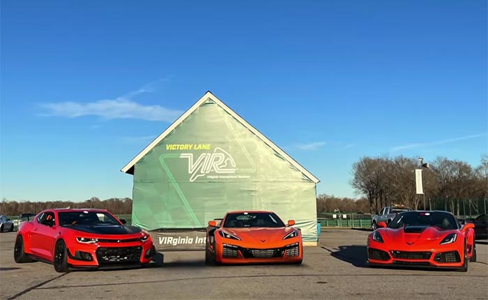 [VIDEO] Ride Along in a Camaro ZL1 1LE as it Spars with a C8 Z06 and C7 ZR1 at VIR