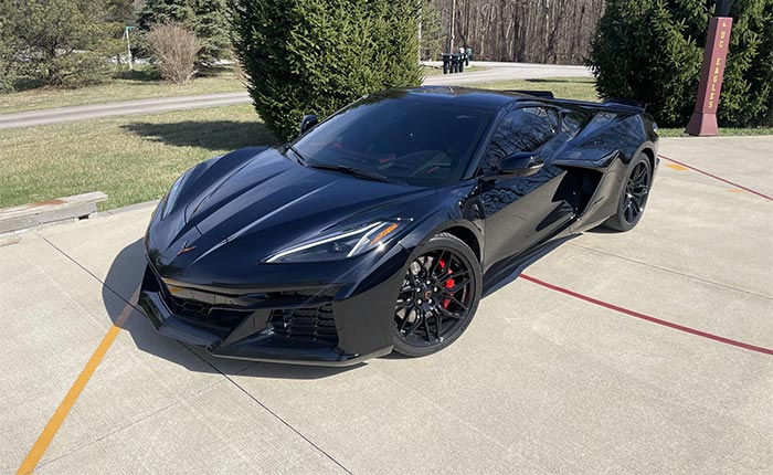 Black 2023 Corvette Z06
