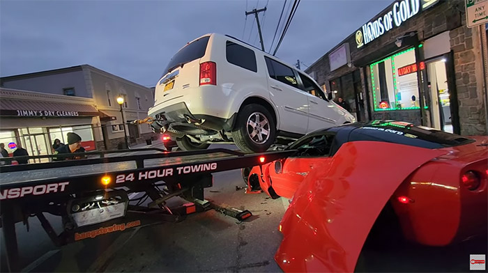[ACCIDENT] Elderly Man Attempting to Parallel Park His SUV Destroys a C5 Corvette in Five Seconds