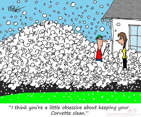 Saturday Morning Corvette Comic: Bob Gets a Foam Cannon