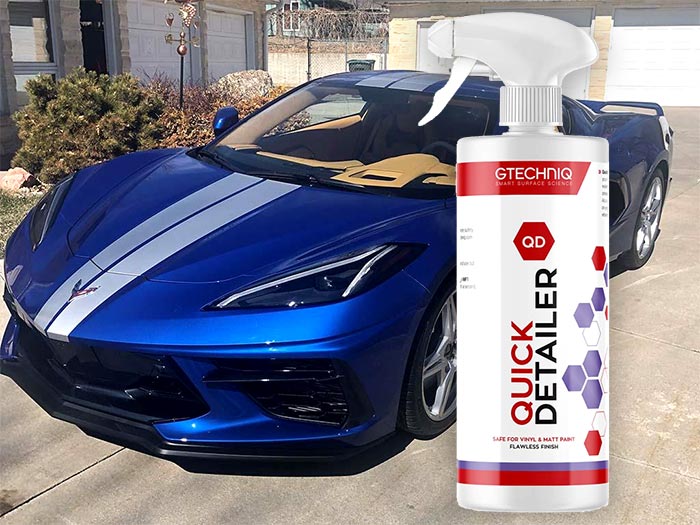 Add Instant Gloss to your Corvette with GTECHNIQ's QD Quick Detailer