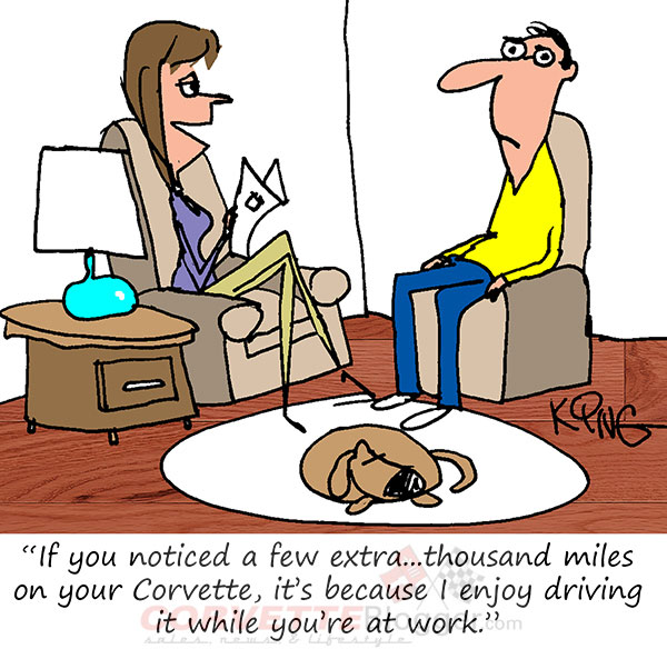 Saturday Morning Corvette Comic: The Wife's Secret Pleasure