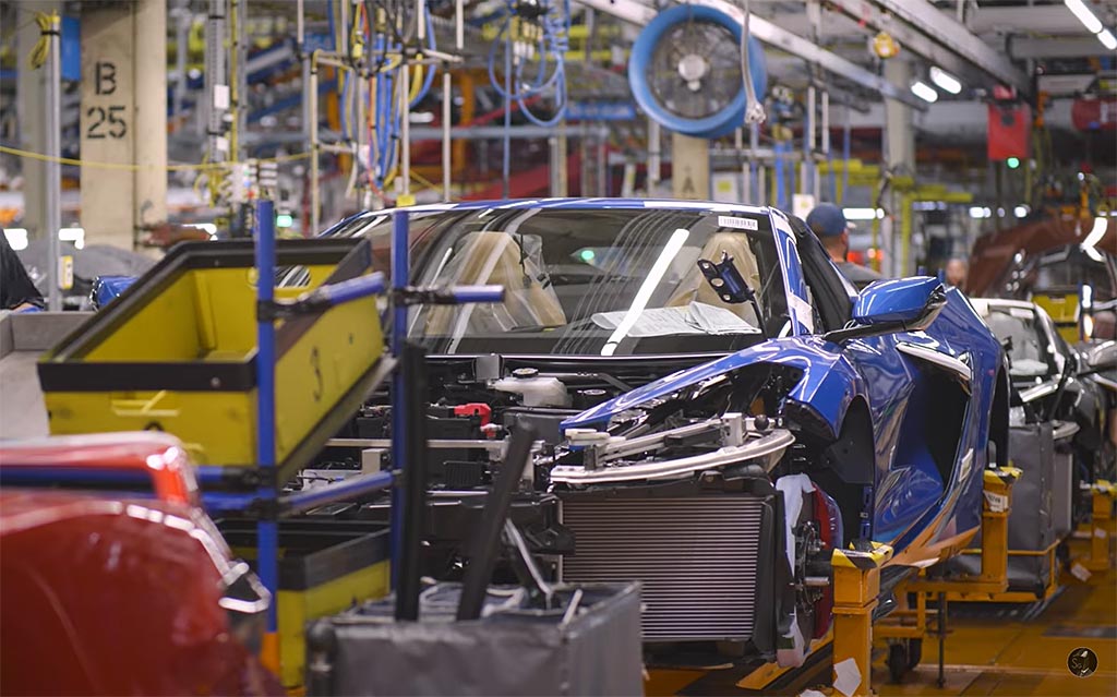 Corvette Assembly Plant Will Close Next Week Due to Parts Shortage