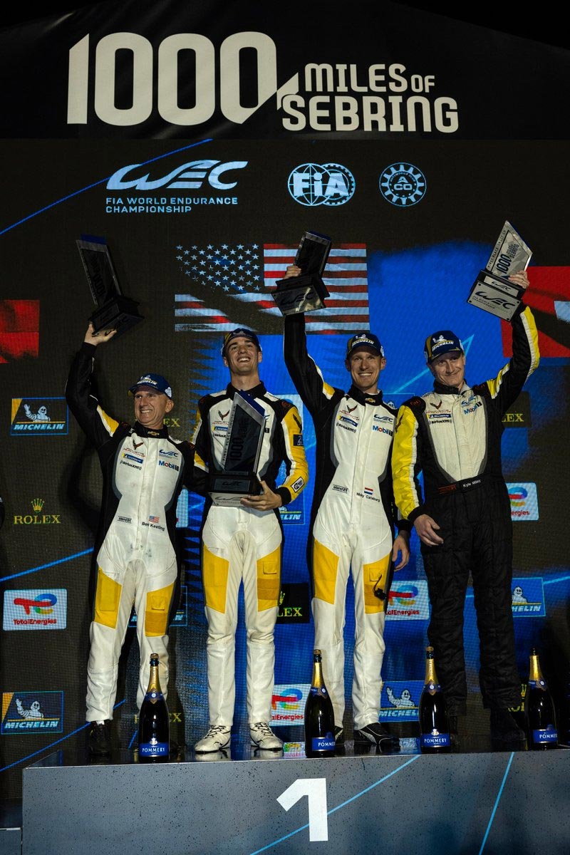 Corvette Racing at Sebring: Emphatic Win in GTE Am Debut
