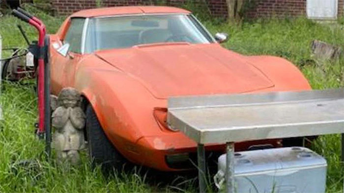 [STOLEN] 1976 Corvette Stingray Taken From Charleston County Property