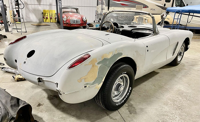 Corvettes for Sale: 1958 Corvette Requires Some Assembly