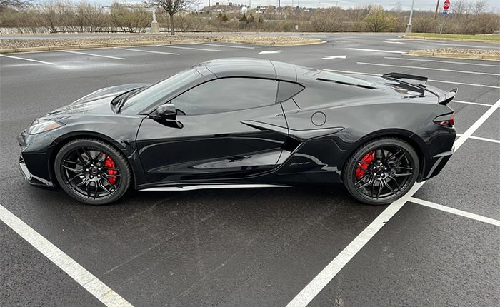 Corvettes for Sale: Black 3LZ Corvette Z06 Coupe on Bring a Trailer