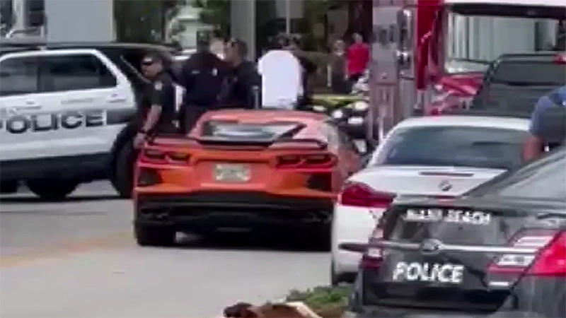 Florida Man Gets Clobbered in Fist Fight, Uses C8 Corvette To Run Over Opponent