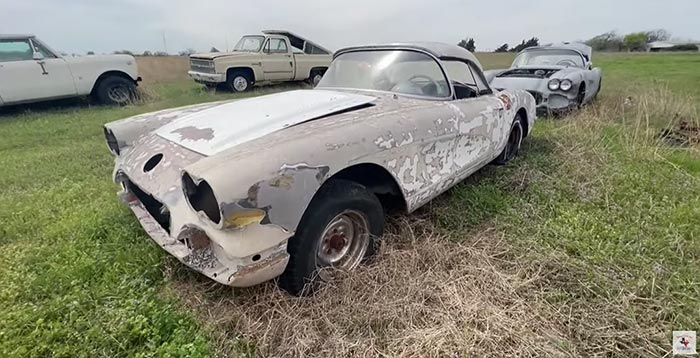[VIDEO] Two 1958 Corvettes are Among the Classics Found in this Texas Field