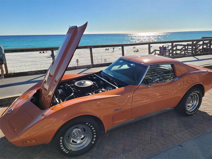 Corvettes for Sale: Orange 1973 Corvette on Craigslist is Ready for Summer