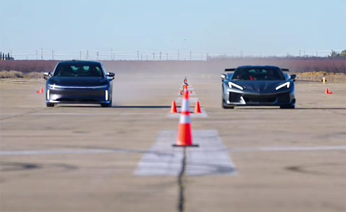 [VIDEO] Edmunds U-Drags the 2023 Corvette Z06 and the Lucid Air