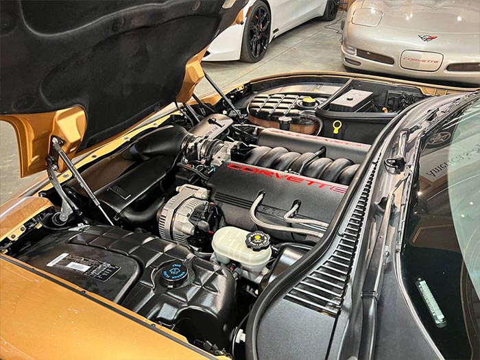 Corvettes for Sale: Ultra Rare Aztec Gold 1998 Corvette