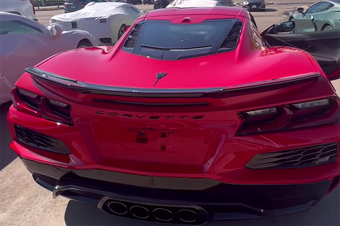 [VIDEO] 2023 Corvette Z06 Delivered with a Stingray Badge on the Rear Deck