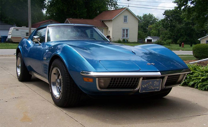 Corvettes for Sale: Bloomington Gold 1970 Corvette Survivor on Craigslist