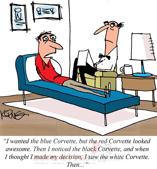 Saturday Morning Corvette Comic: Buying a New Corvette is So Hard