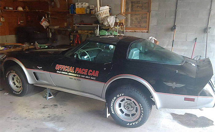 Corvettes for Sale: 1978 Indy 500 Pace Car with L82 and a 4-Speed on Craigslist