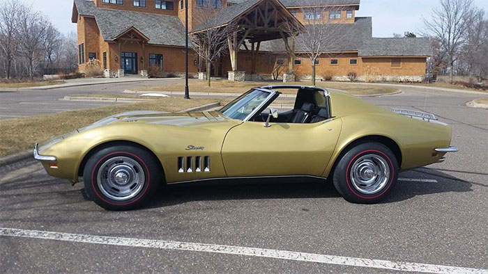 Corvettes for Sale: No Reserve 1969 Corvette with a 427 and 4-Speed Transmission