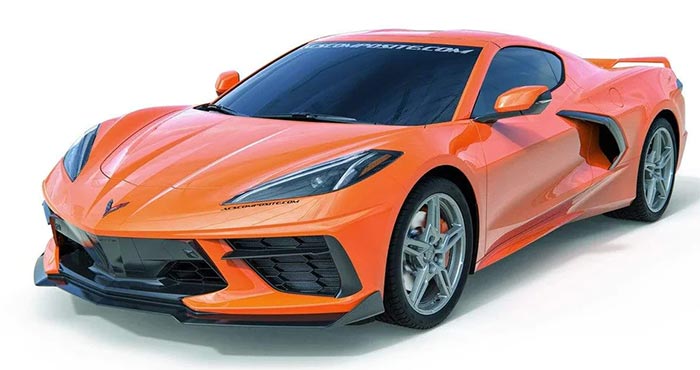 ACS C8 5VM Style Front Splitter