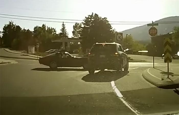 [VIDEO] C3 Corvette Owner Can't Navigate a Simple Traffic Circle without Nearly Crashing