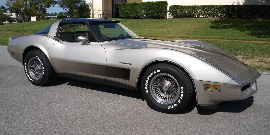 Corvettes for Sale: 1982 Collector's Edition with 12K Miles on Craigslist