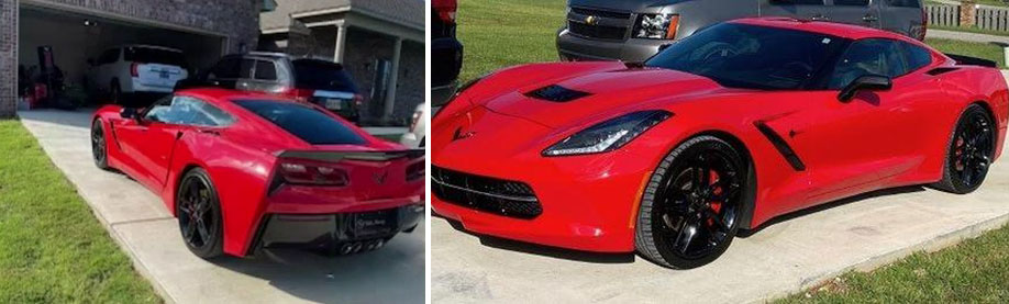 [STOLEN] Torch Red C7 Corvette Stingray Coupe Taken From a Driveway in Mississippi