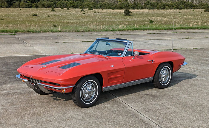 Body-Off Restored 1963 Corvette Convertible is Ready for a New Owner on 427Stingray.com