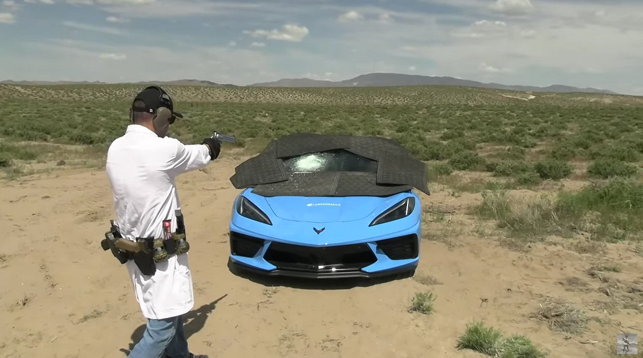 [VIDEO] Getting Shot At While Inside a Bulletproof C8 Corvette