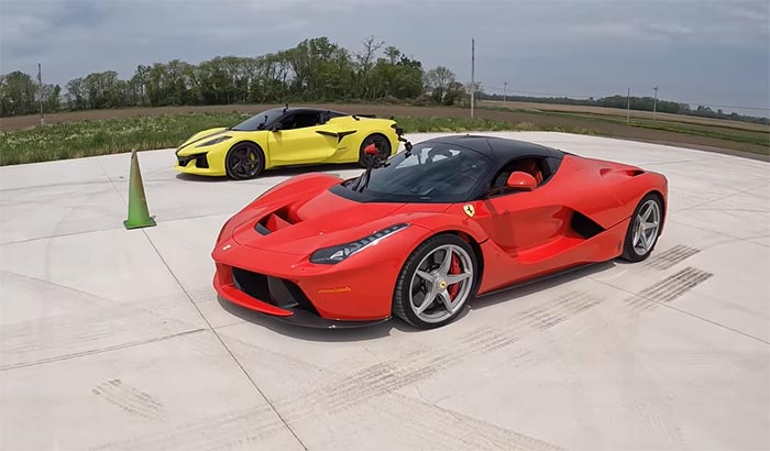 [VIDEO] Big Game Hunting; C8 Corvette Z06 Takes on LaFerrari, 458 at the Strip