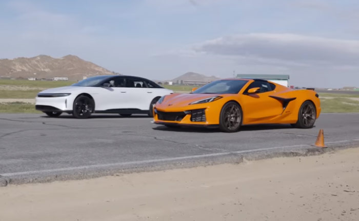 [VIDEO] Corvette Z06 Takes on the Lucid Air at the Drag Strip