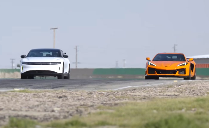 [VIDEO] Corvette Z06 Takes on the Lucid Air at the Drag Strip
