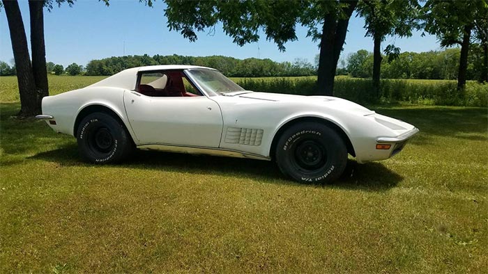Corvettes for Sale: 1970 Corvette Barn Find Stored for 32 Years