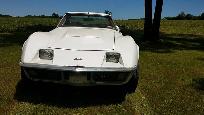 Corvettes for Sale: 1970 Corvette Barn Find Stored for 32 Years